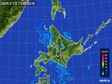 2015年08月27日の北海道地方の雨雲レーダー