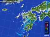 2015年08月28日の九州地方の雨雲レーダー