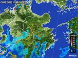 雨雲レーダー(2015年08月28日)