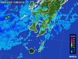 雨雲レーダー(2015年08月30日)