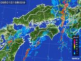 雨雲レーダー(2015年09月01日)