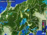 2015年09月01日の長野県の雨雲レーダー