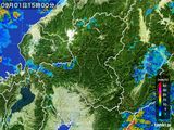 2015年09月01日の岐阜県の雨雲レーダー