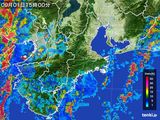 2015年09月01日の三重県の雨雲レーダー