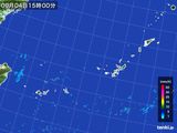 2015年09月04日の沖縄地方の雨雲レーダー