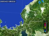 雨雲レーダー(2015年09月04日)