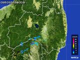 2015年09月05日の福島県の雨雲レーダー