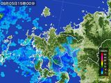 2015年09月05日の佐賀県の雨雲レーダー