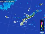 2015年09月06日の沖縄県の雨雲レーダー