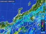 雨雲レーダー(2015年09月08日)