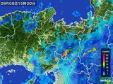 雨雲レーダー(2015年09月08日)