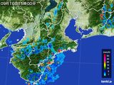 2015年09月10日の三重県の雨雲レーダー