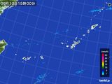 2015年09月13日の沖縄地方の雨雲レーダー