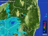 雨雲レーダー(2015年09月24日)