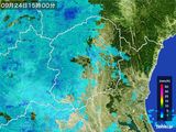 雨雲レーダー(2015年09月24日)