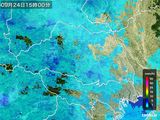 雨雲レーダー(2015年09月24日)