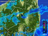 雨雲レーダー(2015年09月25日)