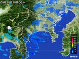 2015年09月25日の神奈川県の雨雲レーダー