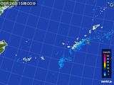 2015年09月26日の沖縄地方の雨雲レーダー