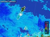 2015年09月30日の長崎県(壱岐・対馬)の雨雲レーダー