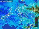 2015年09月30日の長崎県の雨雲レーダー
