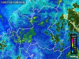 雨雲レーダー(2015年10月01日)
