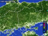 雨雲レーダー(2015年10月10日)