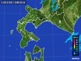 雨雲レーダー(2015年10月29日)
