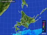 雨雲レーダー(2015年11月02日)