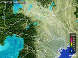 雨雲レーダー(2015年11月02日)