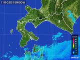 雨雲レーダー(2015年11月02日)