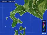 雨雲レーダー(2015年11月03日)