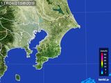 2015年11月04日の千葉県の雨雲レーダー