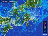 雨雲レーダー(2015年11月08日)