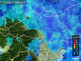 雨雲レーダー(2015年11月08日)