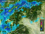 雨雲レーダー(2015年11月09日)