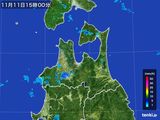 雨雲レーダー(2015年11月11日)
