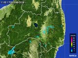 雨雲レーダー(2015年11月17日)