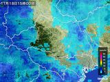 雨雲レーダー(2015年11月18日)