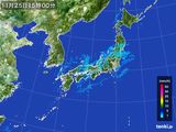 2015年11月25日の雨雲レーダー