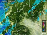 雨雲レーダー(2015年11月25日)