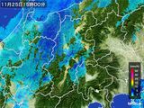 雨雲レーダー(2015年11月25日)