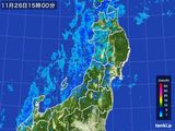 雨雲レーダー(2015年11月26日)