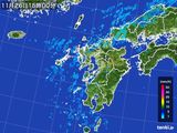 雨雲レーダー(2015年11月26日)