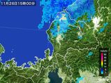 雨雲レーダー(2015年11月26日)