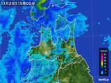 雨雲レーダー(2015年11月26日)