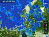 雨雲レーダー(2015年11月27日)
