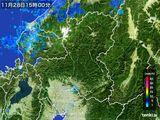 雨雲レーダー(2015年11月28日)