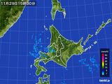 雨雲レーダー(2015年11月29日)