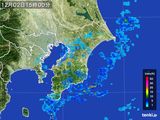 2015年12月02日の千葉県の雨雲レーダー